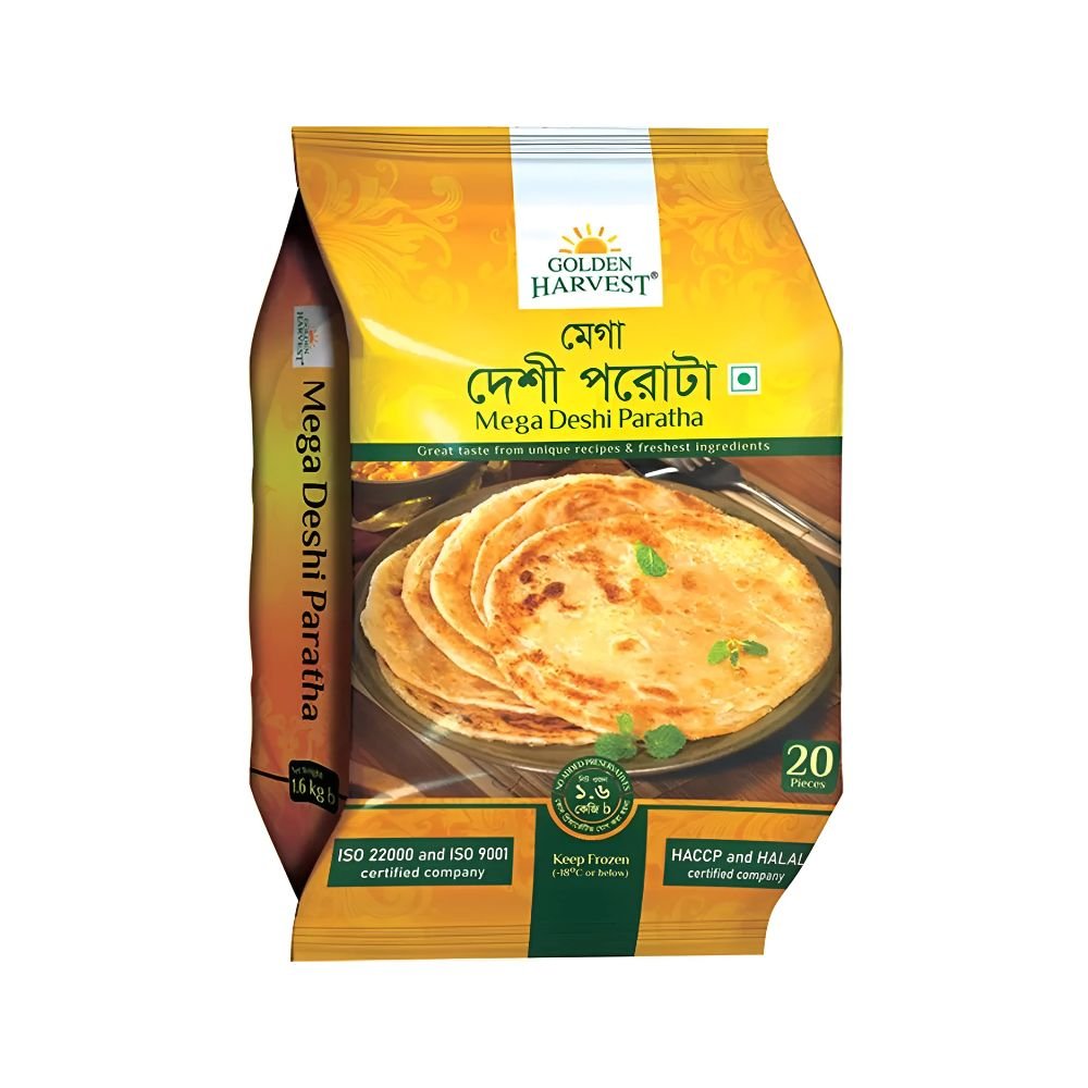 Golden Harvest Deshi Paratha (Mega Family Pack) 1600 gm Golden Harvest Deshi Paratha (Mega Family Pack) 1600 gm - Image 1
